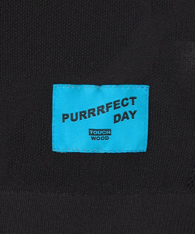 PW CIRCULUS 【手洗い可能】【WOMEN】アニマルドットニットモック ゴルフウェア レディース ブラック系