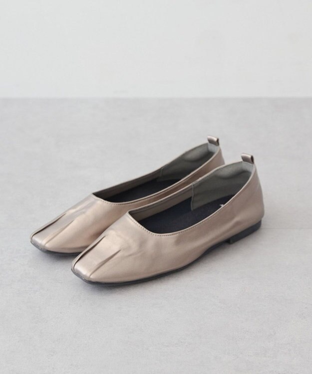 AMERICAN HOLIC 整履きフロントタックパンプス Bronze