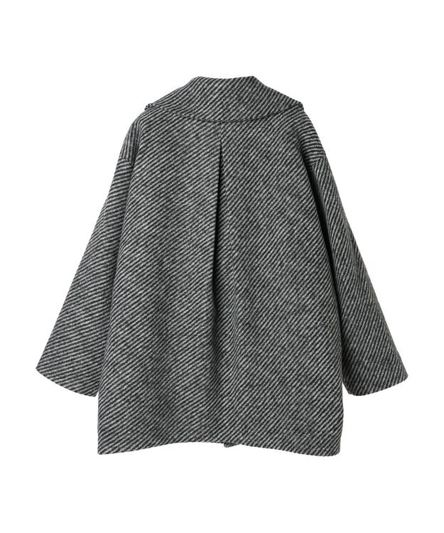 AMERICAN HOLIC ツイードライクコクーンミディコート Gray