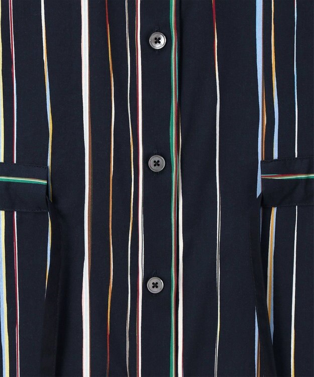Paul Smith Signature Pinstripe シャツワンピース ネイビー