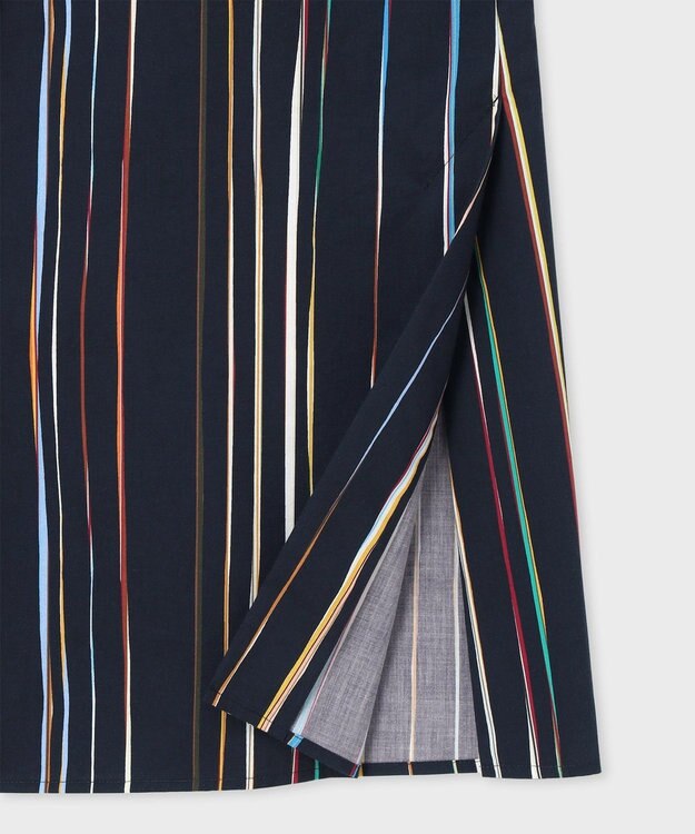 Paul Smith Signature Pinstripe シャツワンピース ネイビー