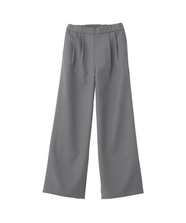 earth music&ecology 【予約】【2WAY】ラップスカート付きパンツ グレー
