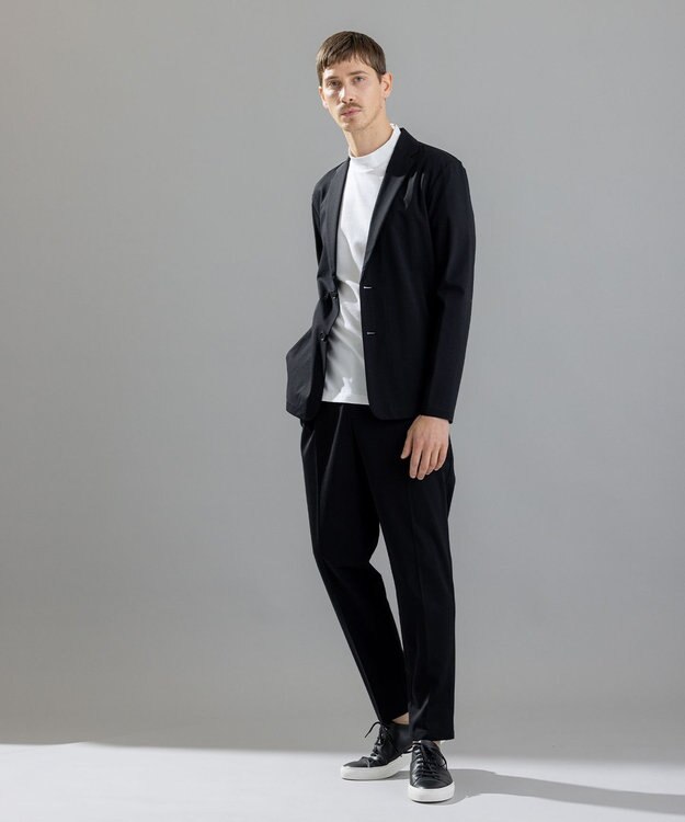 JOSEPH HOMME コンパクトストレッチジャージー　モックネックＴシャツ ホワイト系