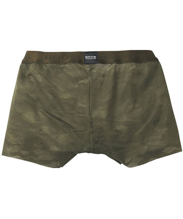 WACOAL MEN ボクサーパンツ 「レースボクサー」 通気性 フロント快適グラマラス 前閉じ GT3340 /ブロス バイ ワコールメン オリーブ