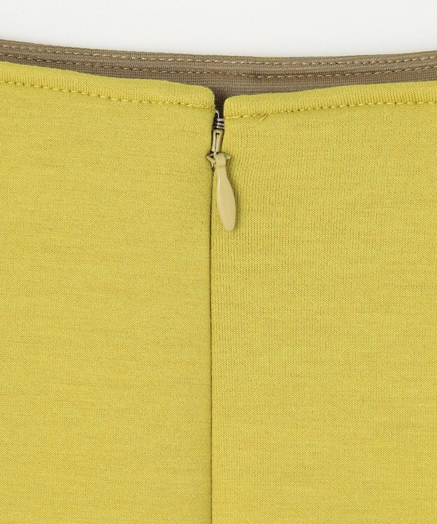 J.PRESS LADIES L 【WEB限定カラーあり・洗える】ダンボール ナロー スカート ピスタチオ系