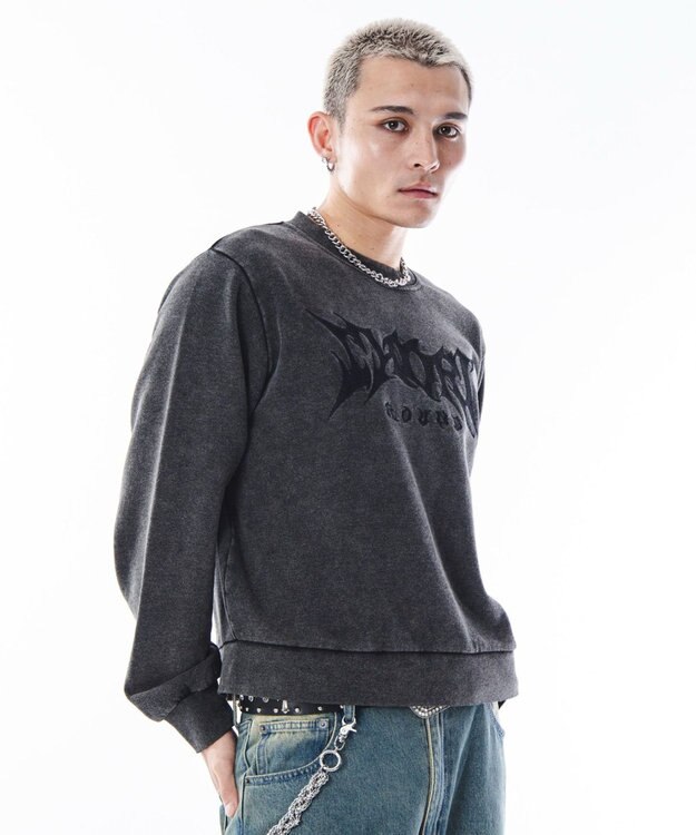 WEGO 【ユニセックス着用ITEM】コンパクトフィットロゴプルオーバー ブラックその他