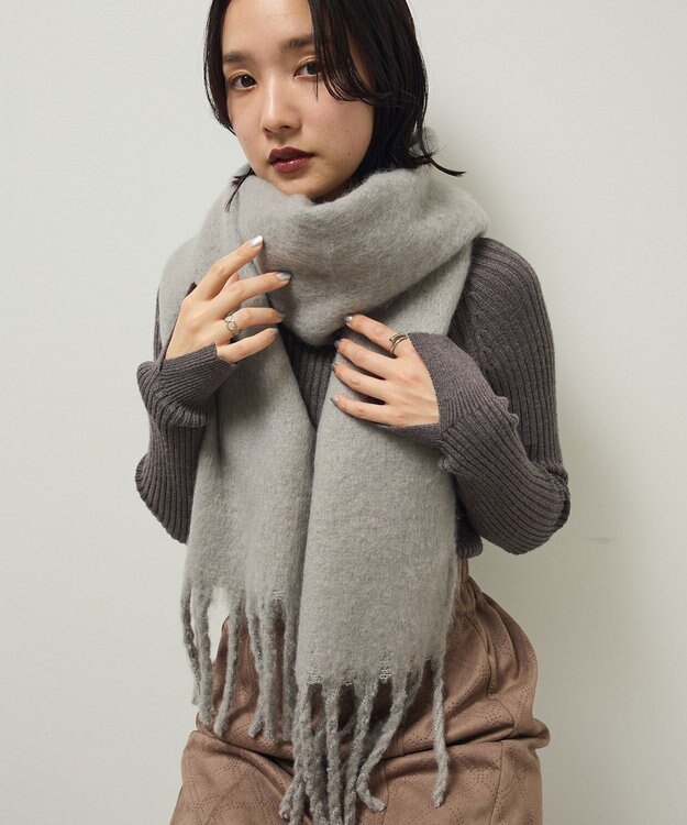 Green Parks ボリュームマフラー Gray