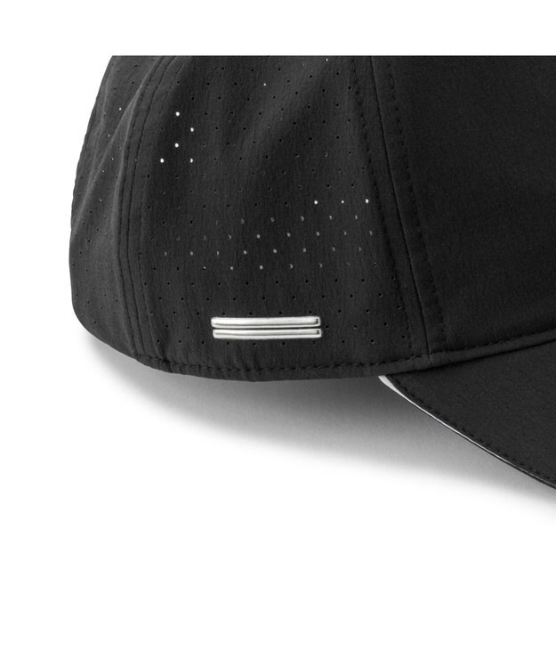ZERO HALLIBURTON 【快適フィット】メタリックロゴキャップ 85063 ブラック