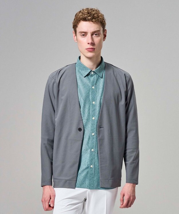 JOSEPH HOMME 【新色追加】エアトールストレッチ　カーディガン <新色>ライトグレー系