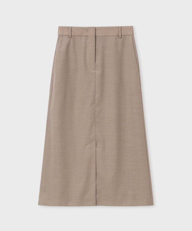 Paul Smith クリスプウール Aラインスカート ライトベージュ