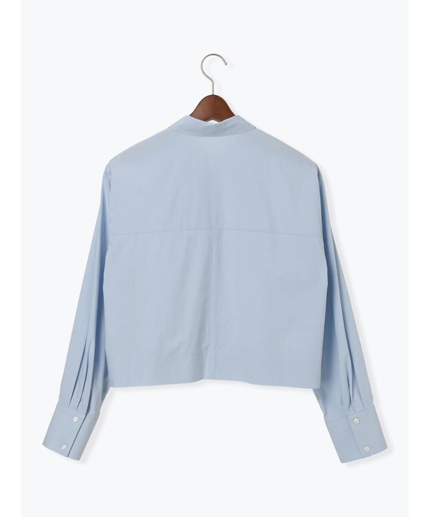Te chichi フリルクロップトシャツ サックスブルー