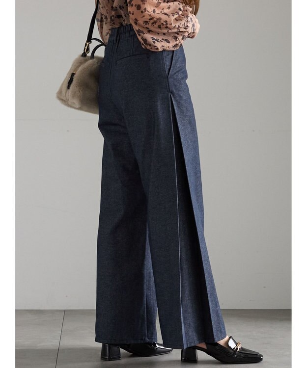 Te chichi サイドタックデザインパンツ《2025Autumn catalog vol.2 item》 ブルー