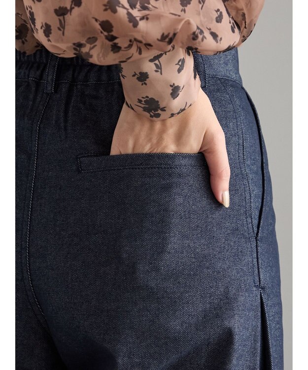 Te chichi サイドタックデザインパンツ《2025Autumn catalog vol.2 item》 ブルー