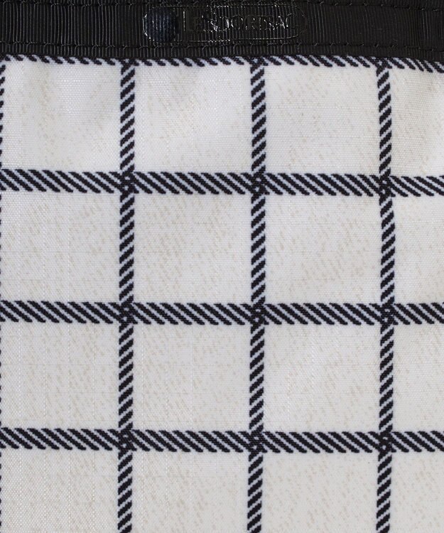 LeSportsac E/W CITY DRAWSTRING BAG??? /アップタウンモノチェック/ブラック アップタウンモノチェック/ブラック