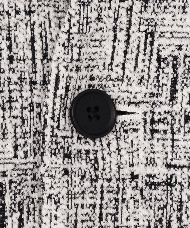 JOSEPH HOMME 【イージーケア】パフィーチェックジャージー　カーディガン ライトグレー系