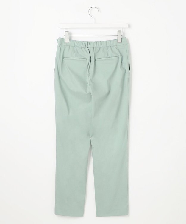 J.PRESS LADIES 【セットアップ対応・洗える】セルロースリネンストレッチ テーパード パンツ ミント系