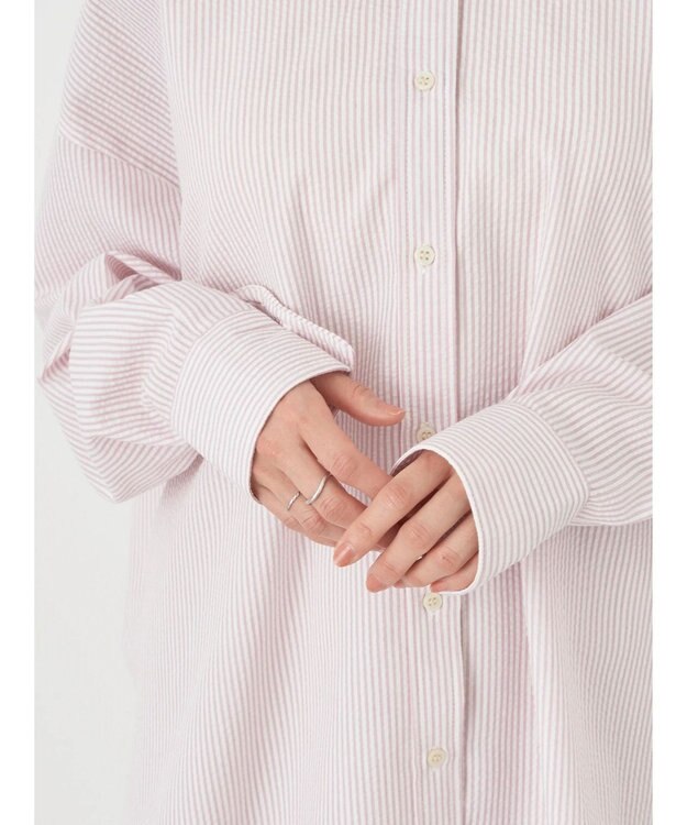 earth music&ecology サッカーレギュラーシャツ Pink