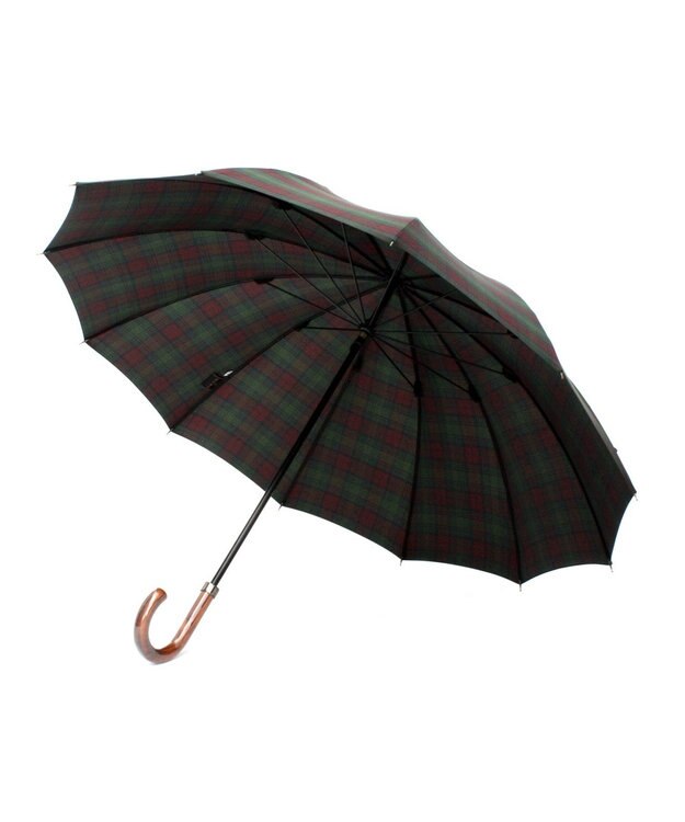 槇田商店 Makita Trad Stewart of Athol 紳士長傘 緑