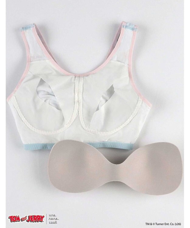 une nana cool トムとジェリー × une nana cool ナイトアップブラ サックス