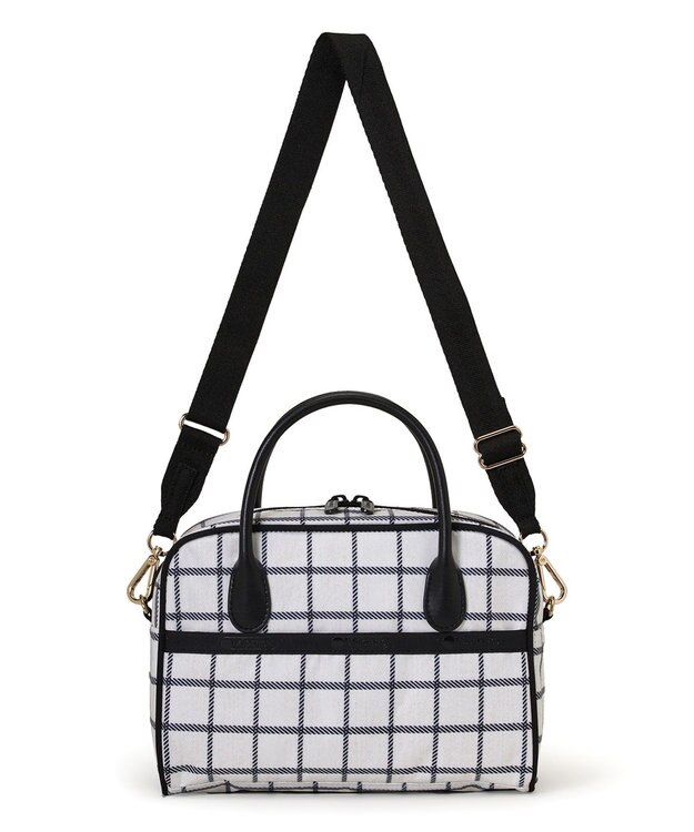 LeSportsac SQUARE TH CROSSBODY/アップタウンモノチェック/ブラック アップタウンモノチェック/ブラック