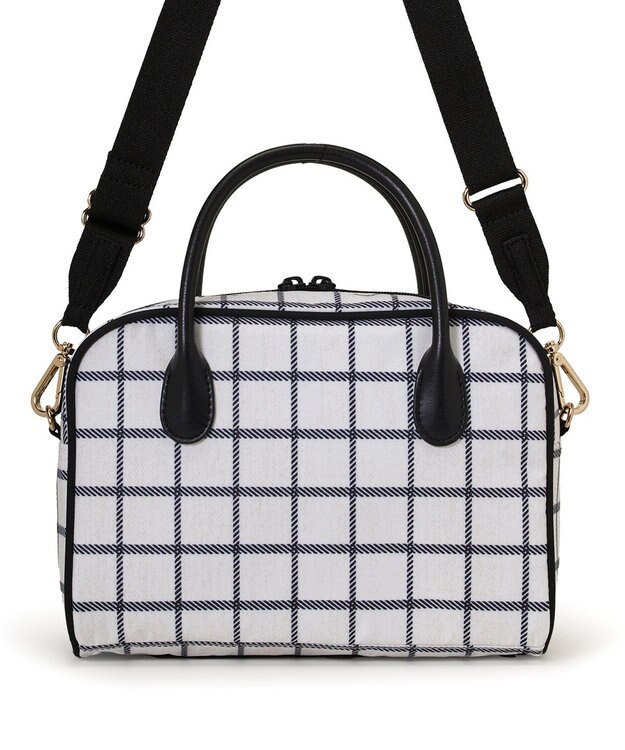 LeSportsac SQUARE TH CROSSBODY/アップタウンモノチェック/ブラック アップタウンモノチェック/ブラック