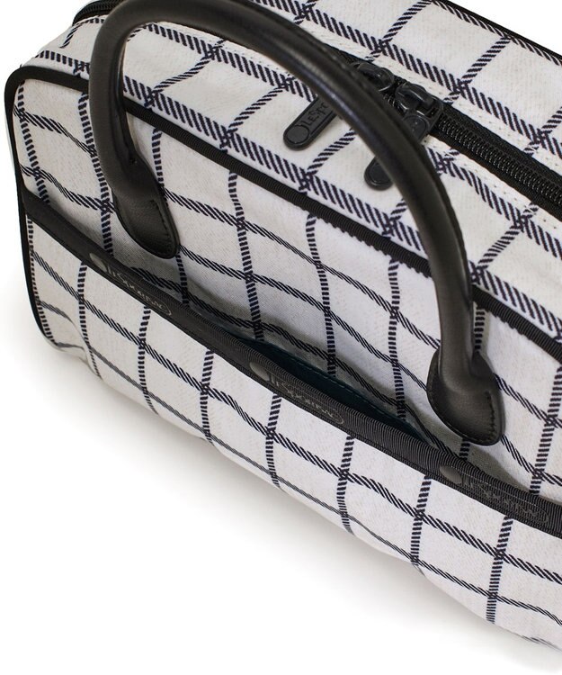 LeSportsac SQUARE TH CROSSBODY/アップタウンモノチェック/ブラック アップタウンモノチェック/ブラック