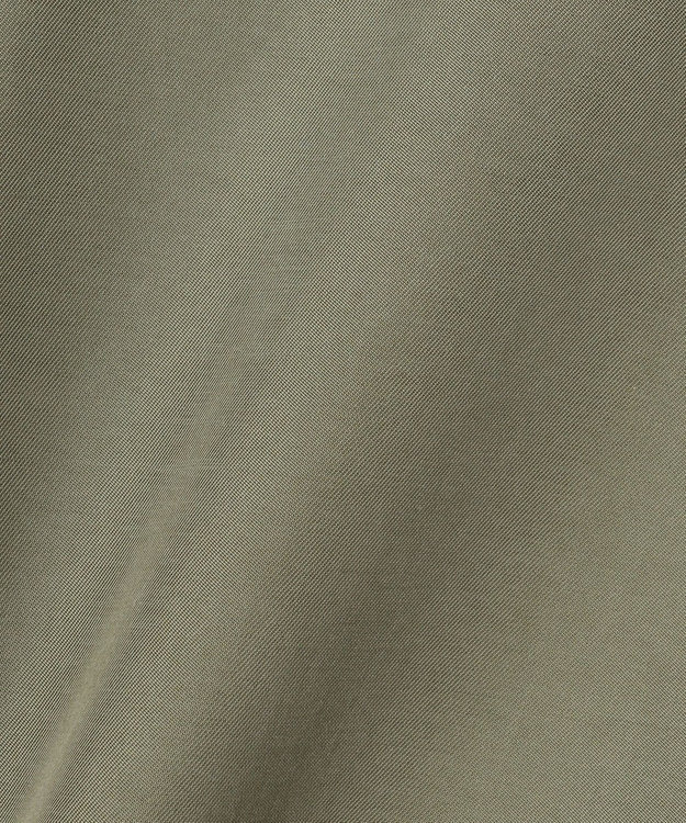 NAVE 【ReNAVE・セットアップ可/洗える/UVケア/接触冷感】フィブリルシャンブレー Aラインスカート カーキ系