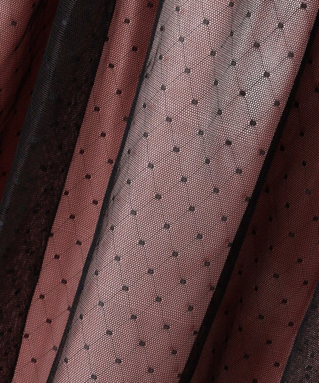 組曲 KIDS 【150-160㎝】チュールドット ドレス ピンク系5