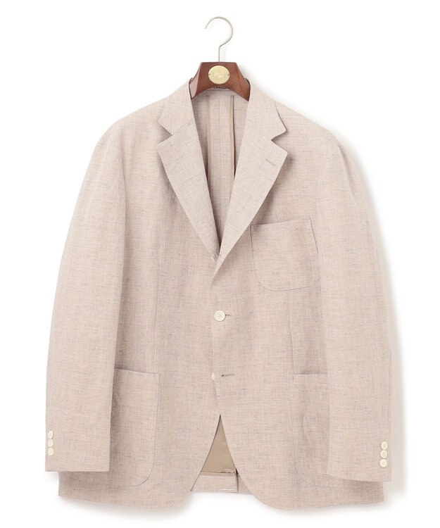 J.PRESS MEN 【KING SIZE】リネンキャンブリック ジャケット アイボリー系
