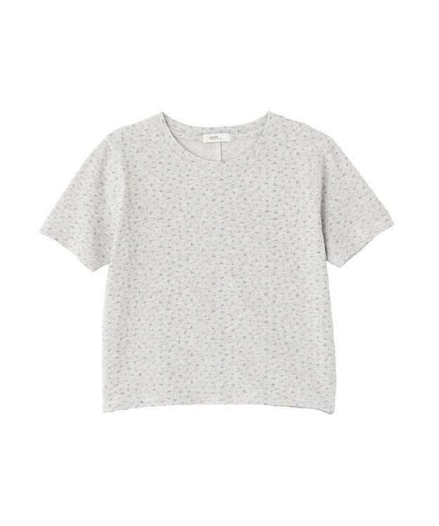earth music&ecology アイレットミニ裏毛Tシャツ Off White