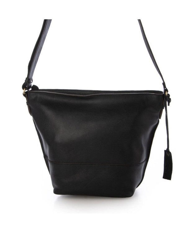 UNBILLION アトランタ ATLANTA / やぎ革軽量バケツ型ショルダー ブラック