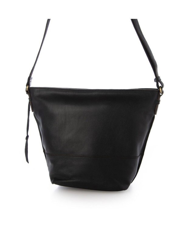 UNBILLION アトランタ ATLANTA / やぎ革軽量バケツ型ショルダー ブラック