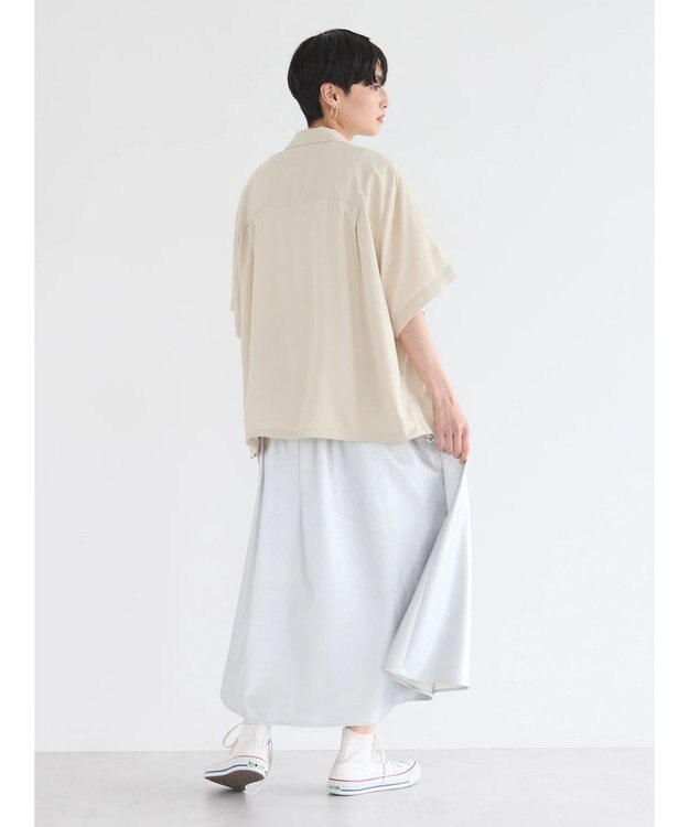 AMERICAN HOLIC ドロスト開襟ニュアンスジャケット Light Beige