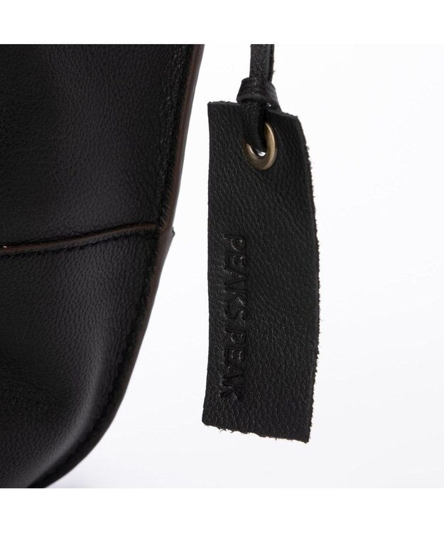 UNBILLION アトランタ ATLANTA / やぎ革軽量バケツ型ショルダー ブラック