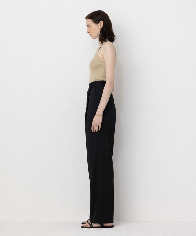 NAVE 【Nave・セットアップ可】ウールポリエステルツイルパンツ ブラック系