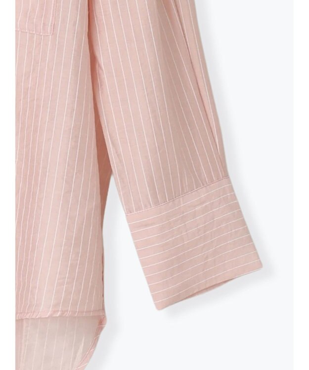 Te chichi シアーストライプシャツ ピンク