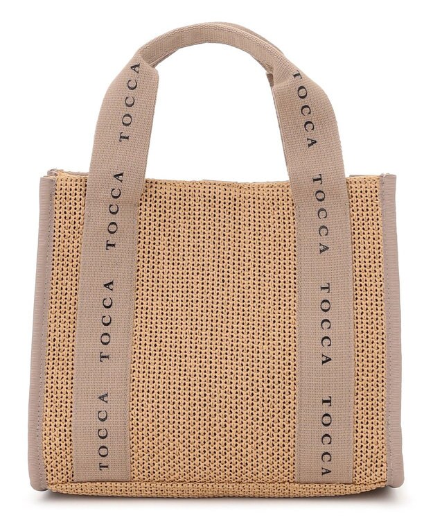 TOCCA 【WEB＆一部店舗限定】DANCING TOCCA SQUARE SUMMER TOTE かごバッグ ベージュ系