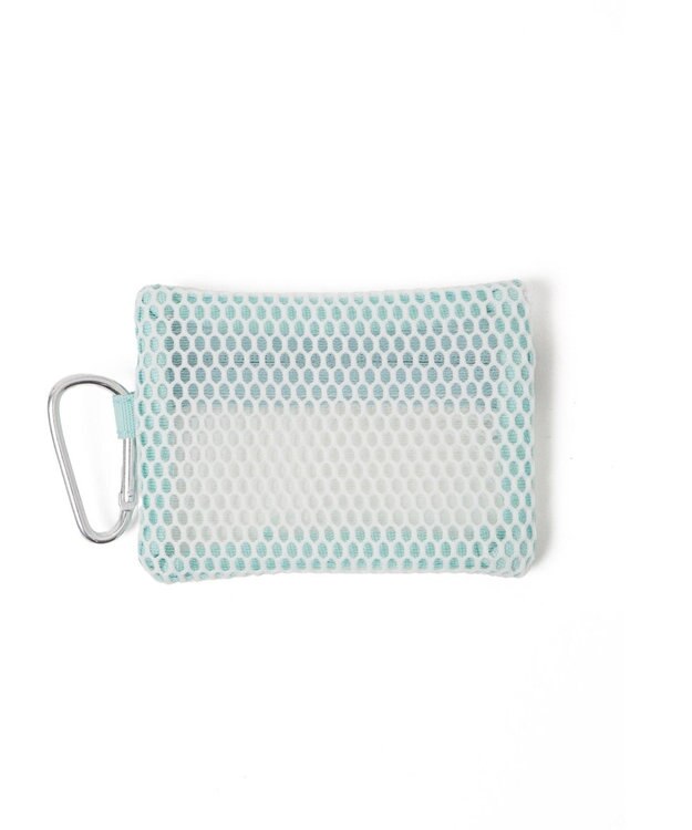 WEGO メッシュ配色ポーチ ホワイト