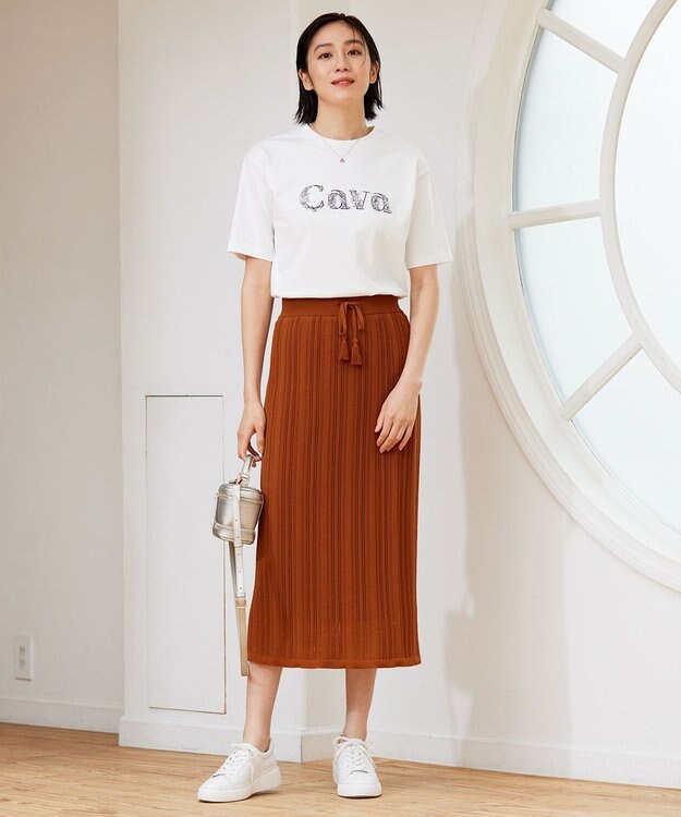 自由区 【カタログ掲載・WEB限定カラーあり・洗える】cava Tシャツ オフ