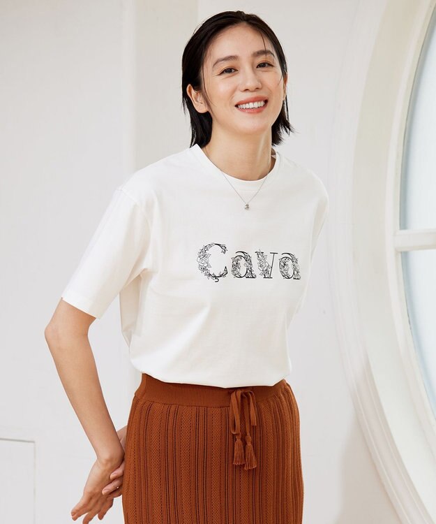 自由区 L 【カタログ掲載・WEB限定カラーあり・洗える】cava Tシャツ オフ