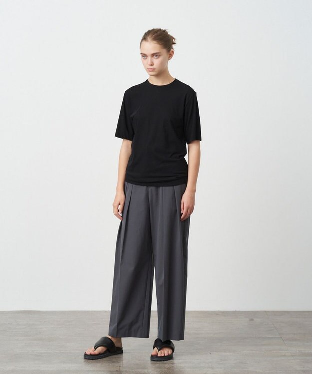 ATON 50/- ORGANIC FRESCA | スタンダード Tシャツ BLACK