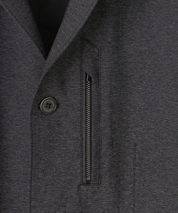 JOSEPH ABBOUD 【撥水/ハイパワー2WAYストレッチ/ソフト】ハイパワー2WAYストレッチメランジ コンバーチブル ジャケット グレー系
