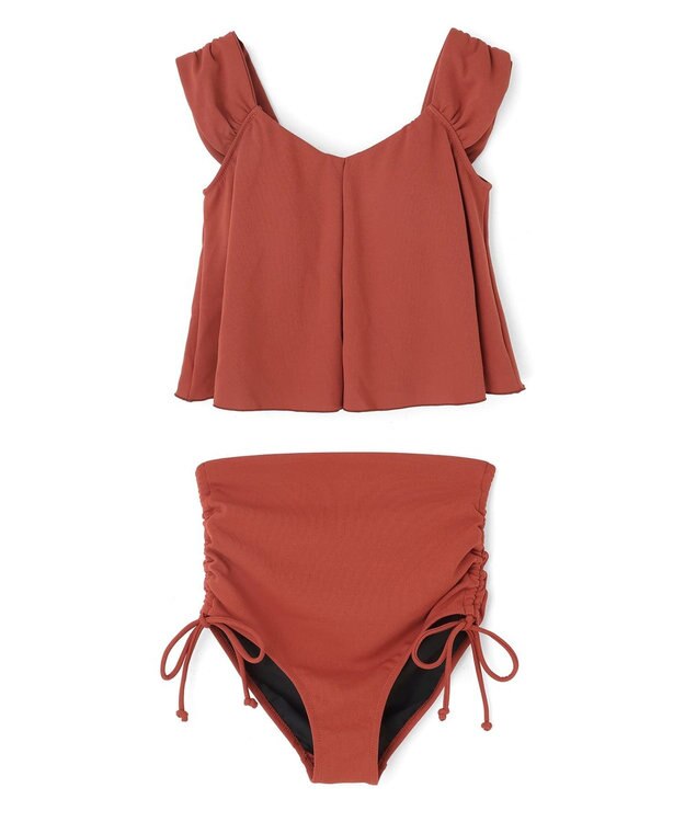 San-ai Resort（三愛水着楽園） ワンピ見えビキニ　9M・11L　【San-ai Resort（サンアイリゾート）】 オレンジ