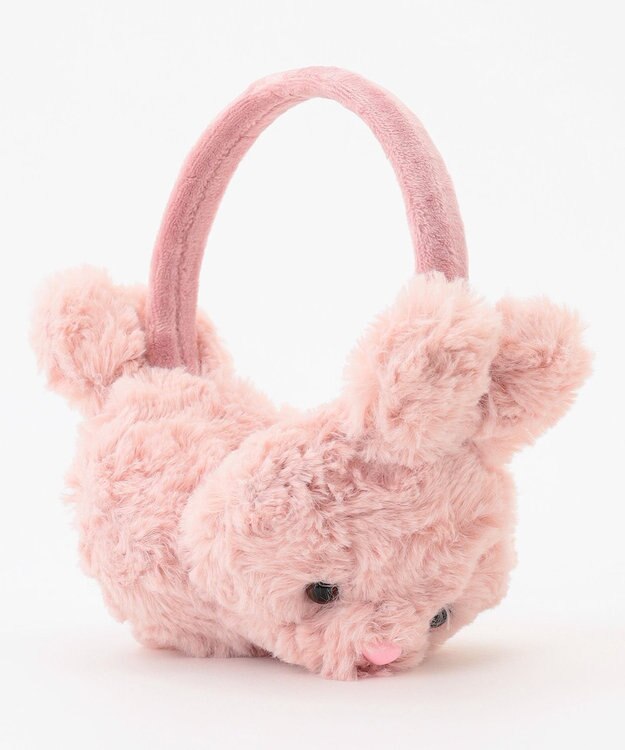 ANY KIDS アニマルふわふわイヤーマフ ウサギ