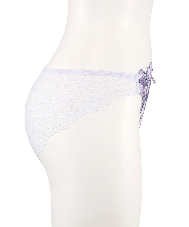 San-ai Resort（三愛水着楽園） 【SALE】エレガントコレクション2403バックレースショーツ 【northerly】 パープル