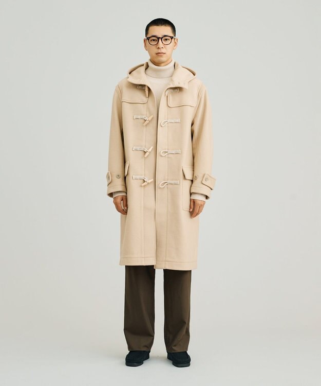 J.PRESS YORK STREET 【UNISEX】メルトン ダッフルコート ベージュ系