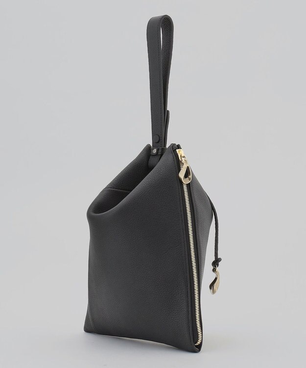 GOTAIRIKU 【ETIAM】シュリンク トライアングルポーチ《Prism》 ブラック系