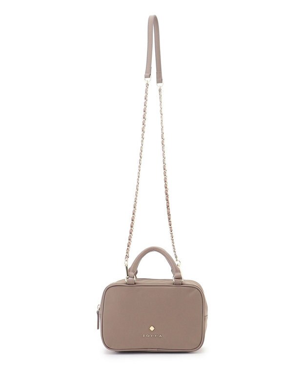 TOCCA 【撥水】WITH CLARISSE 2WAY NYLONBAG ミニボストンバッグ ベージュ系