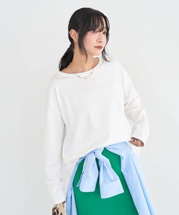 Green Parks サイドタックプルオーバー Off White