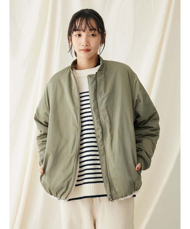 CRAFT STANDARD BOUTIQUE リバーシブルファーブルゾン Khaki